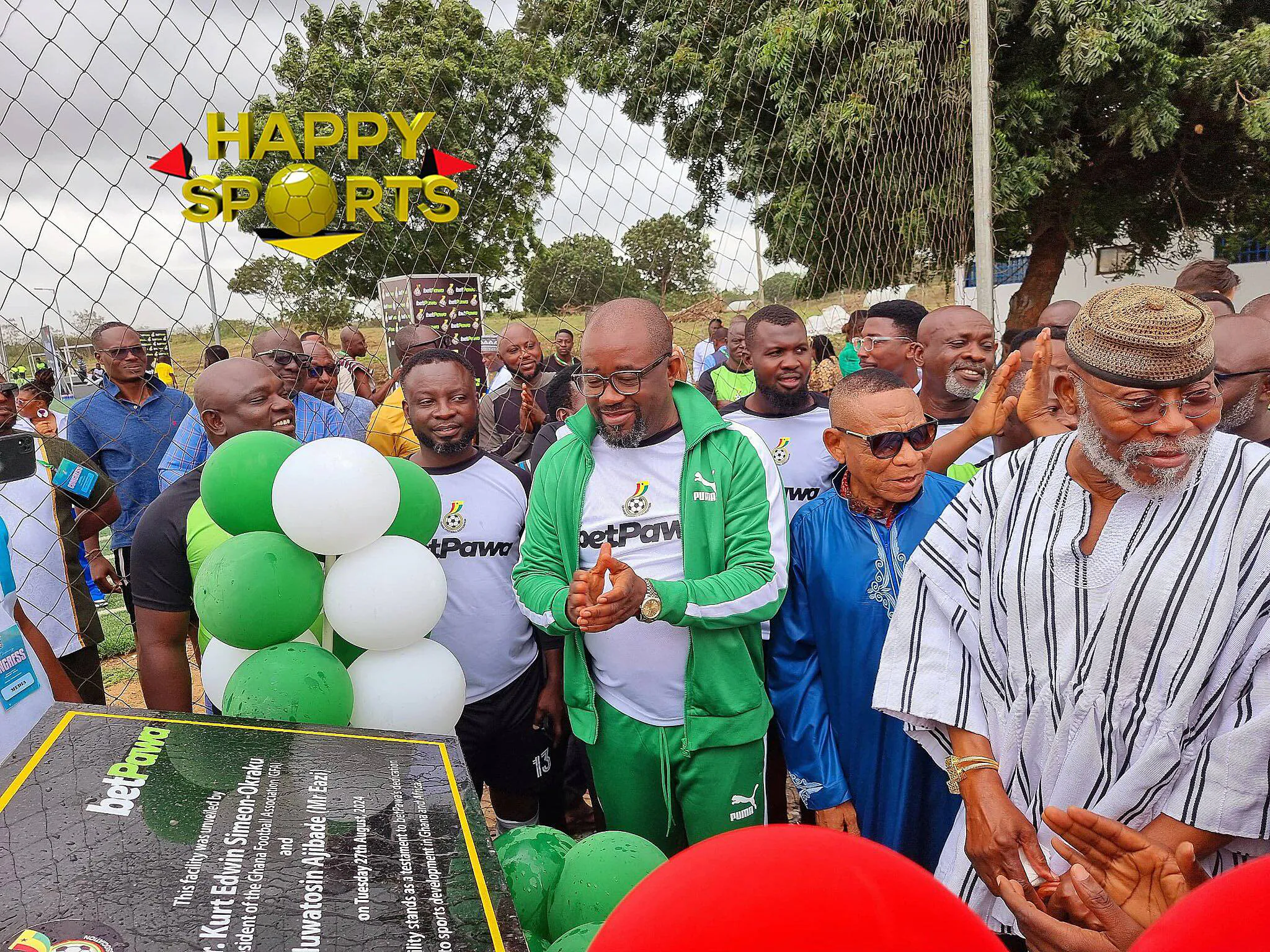 GFA President Commissions BetPawa Pitch At Ghanaman Soccer Centre Of Excellence In Prampram