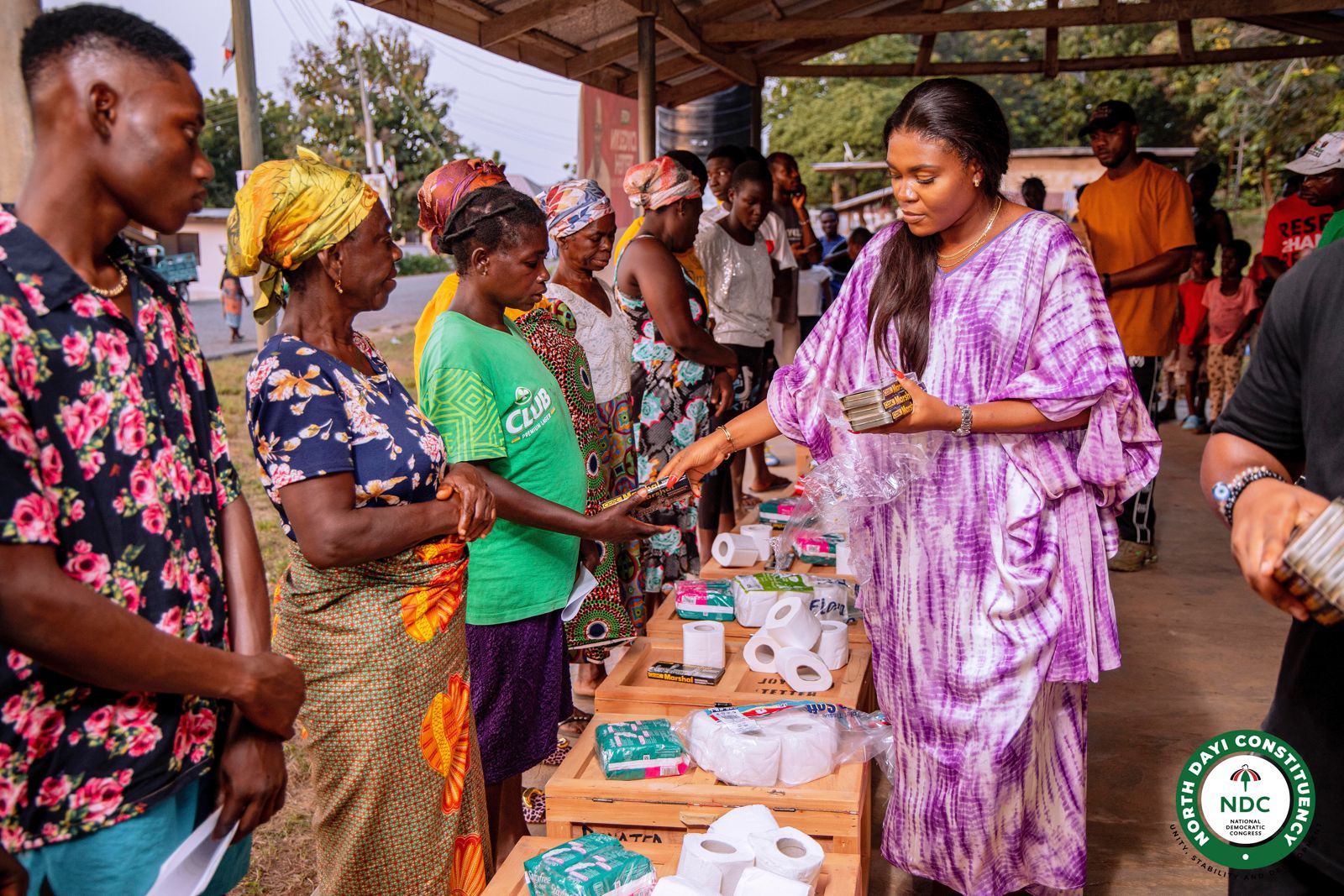 Going To School With Joy Project :North Dayi MP Donates Educational Materials To SHS Freshers