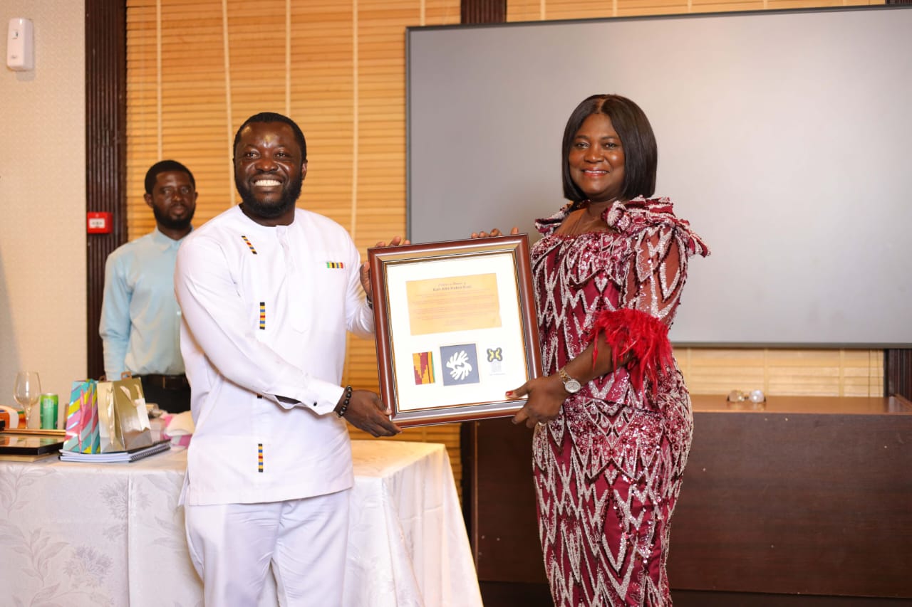 Kofi Atta Kakra Kusi Honoured For Outstanding Support To TOUGHA