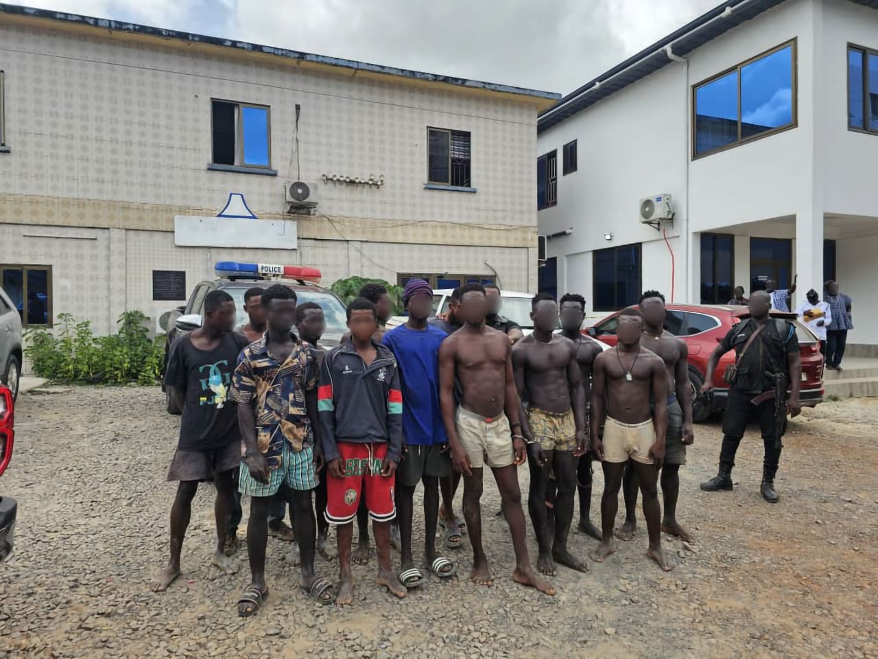 Police Arrest 49 Suspects Involved In Galamsey At Various Locations Across The Country