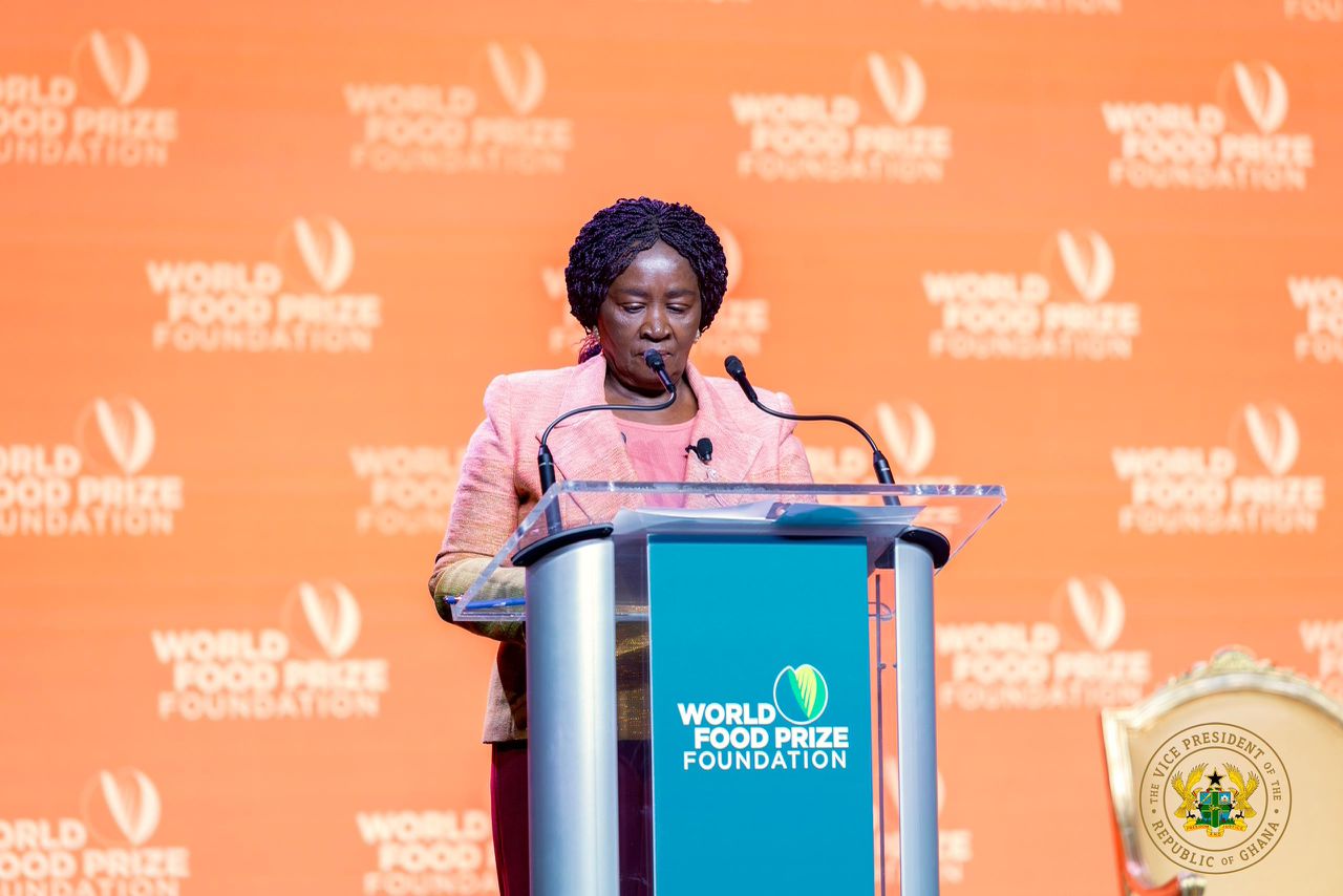 Vice President Highlights Ghana’s Path to Agricultural Self-Sufficiency at World Food Prize Dialogue