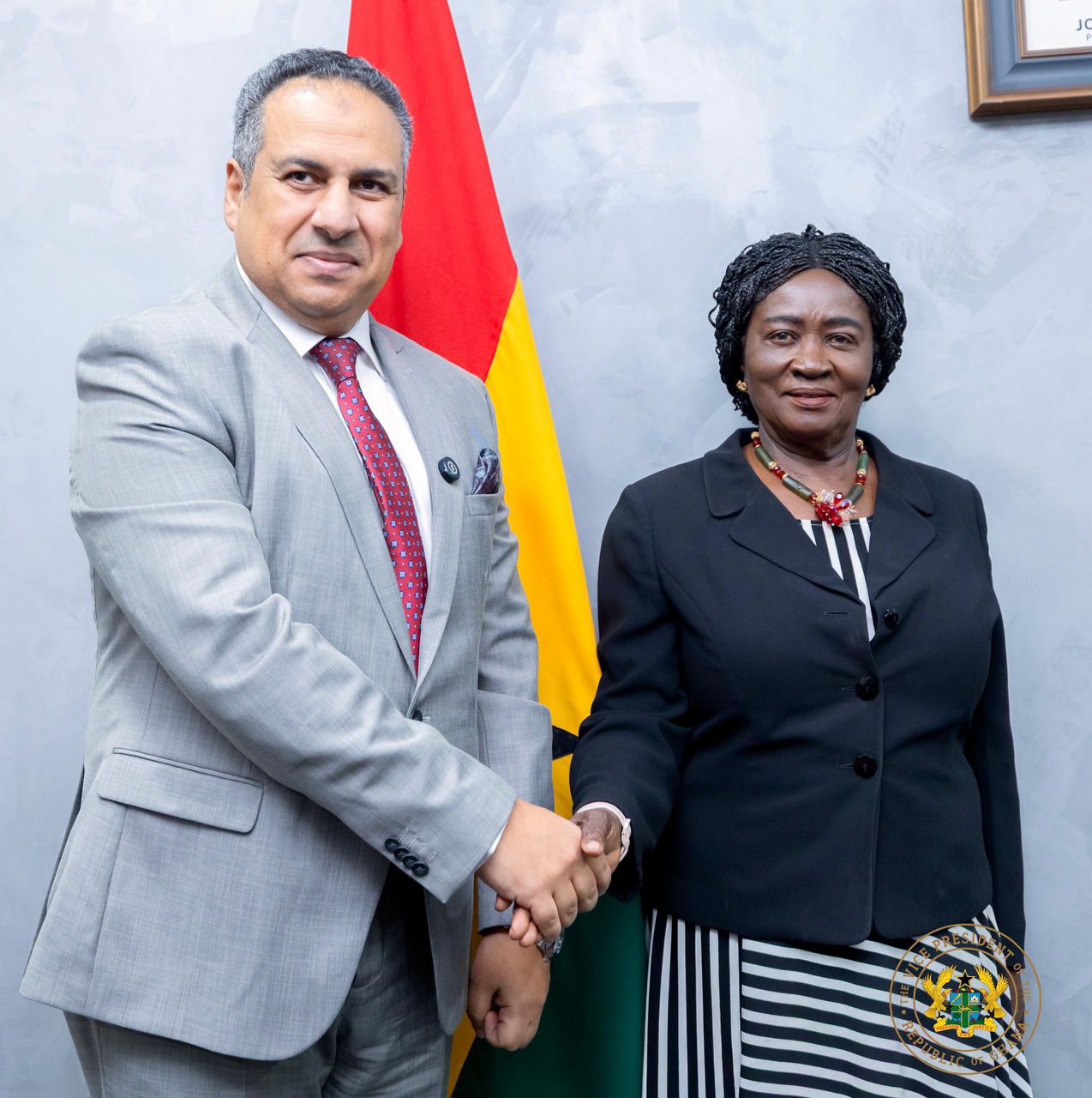 Vice President Hosts Egyptian Ambassador, Reinforces Focus On Youth And Bilateral Growth