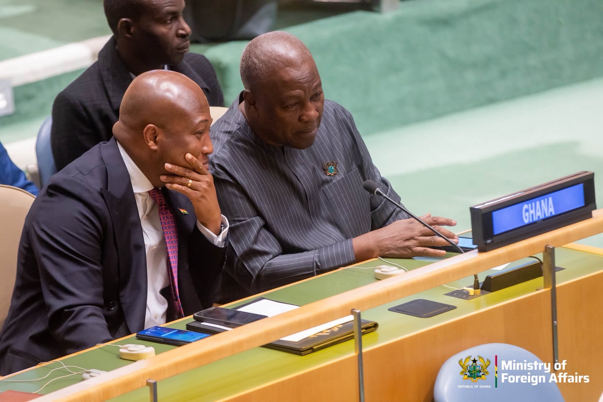 Mahama Hails Ablakwa’s “Stellar Leadership” After Ghana Seals Landmark UN Vote