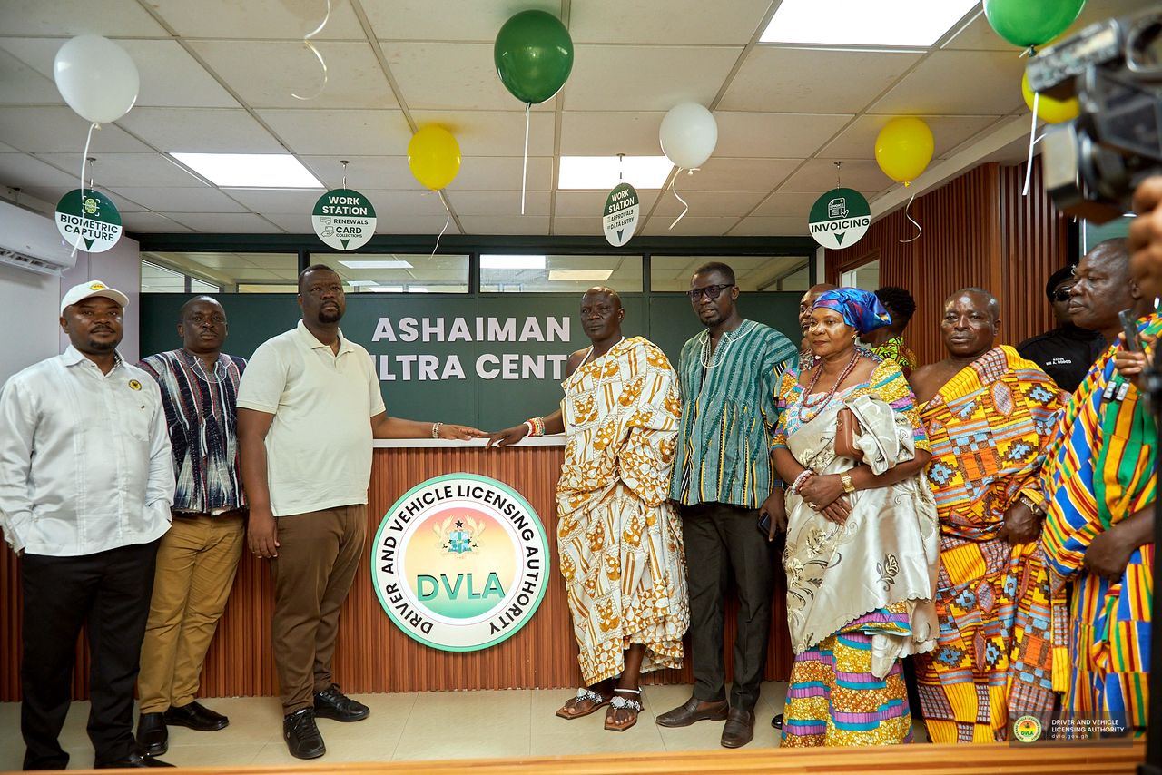 Ashiaman gets its share of DVLA Ultra Center to boost service delivery.