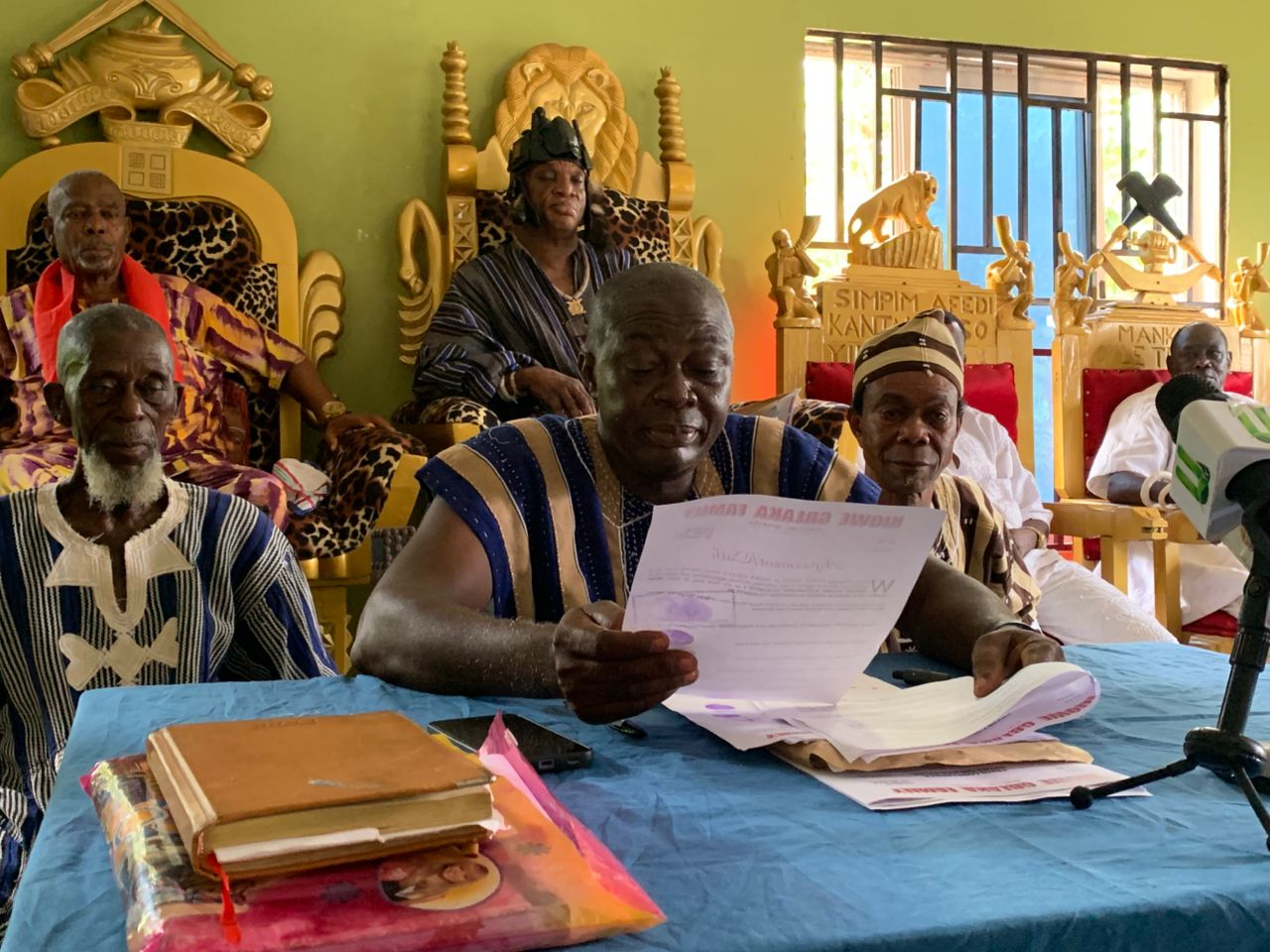 Hiowe Gblaka Family Heads Of Doyumu Rejects Illegal Enstoolment Of New Chief, Tetteh Olovi 